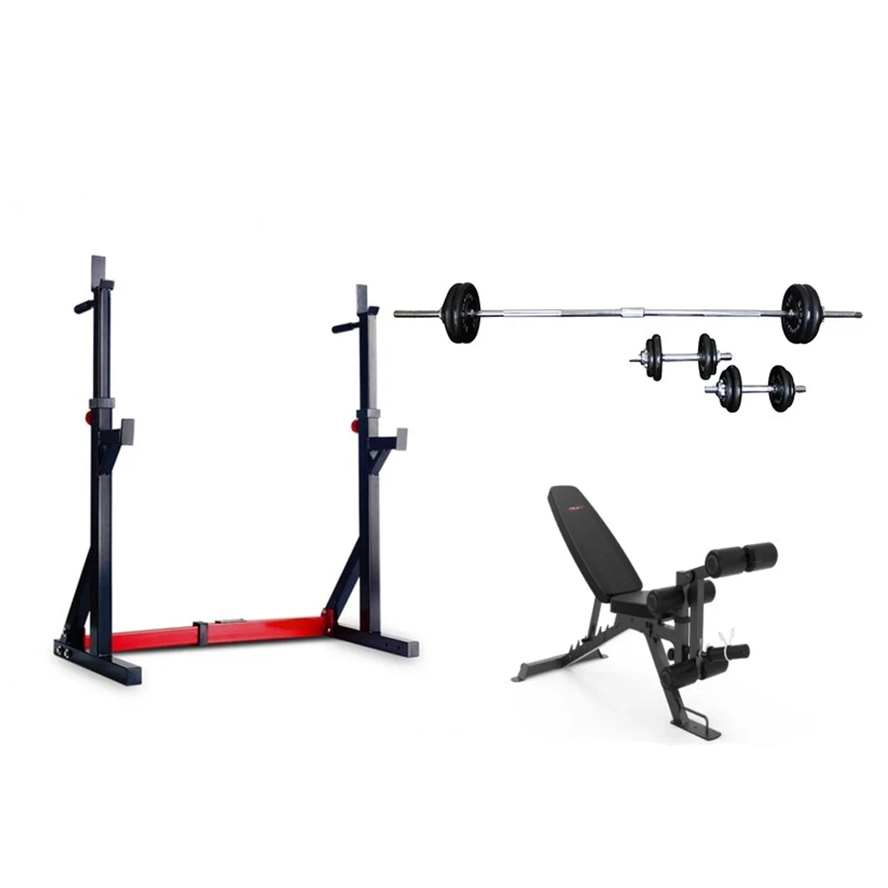 Squat Rack BodyWorx L315SR + Trojan FID 350 Bench & Leg Extension